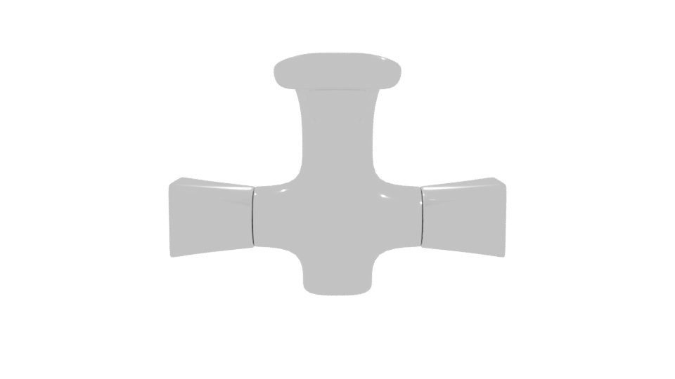 Stylish Modern Bathroom Faucet 3D Model - Professional 3D Model Render 11