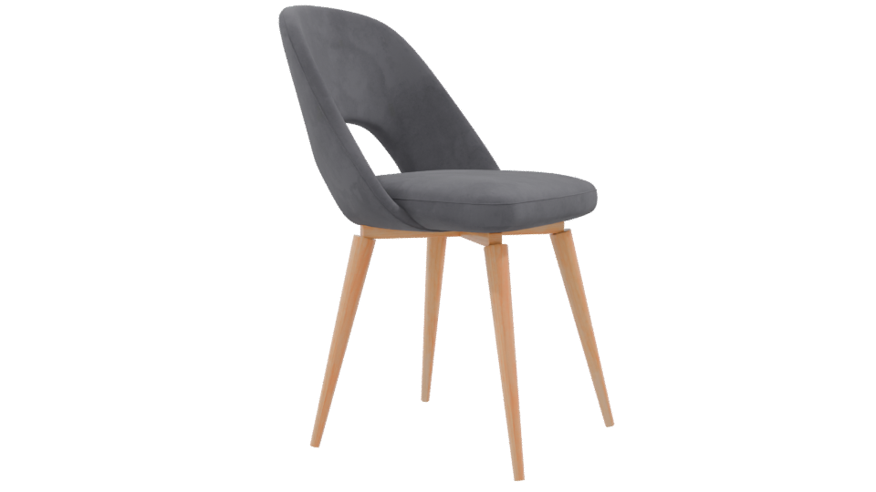 Stylish Modern Dining Chair 3D - Professional 3D Model Render 9
