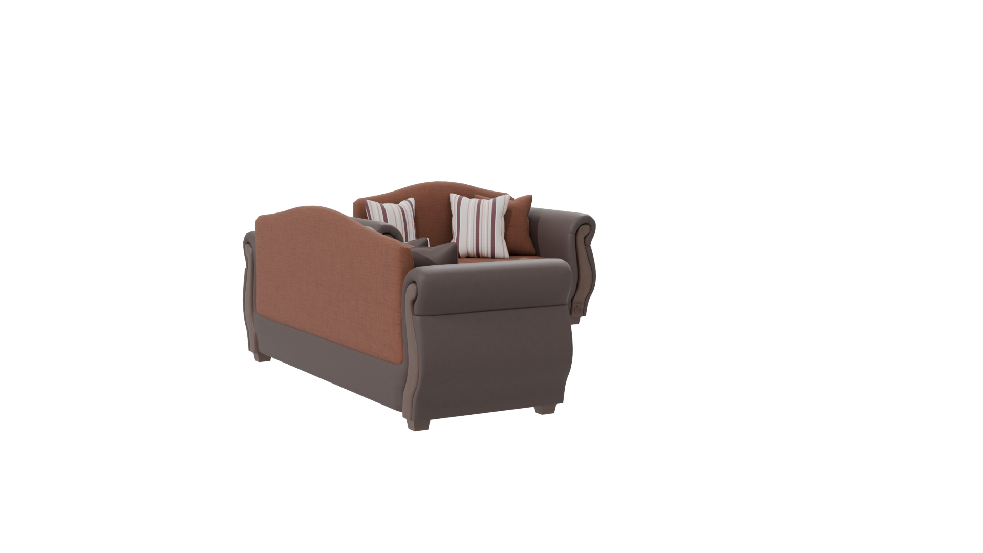 Elegant Sofa Set 3D Model - Professional 3D Model Render 22