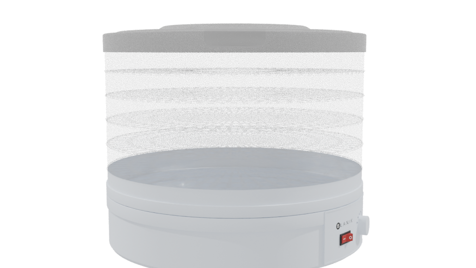 Compact Food Dehydrator 3D Model - Professional 3D Model Render 9