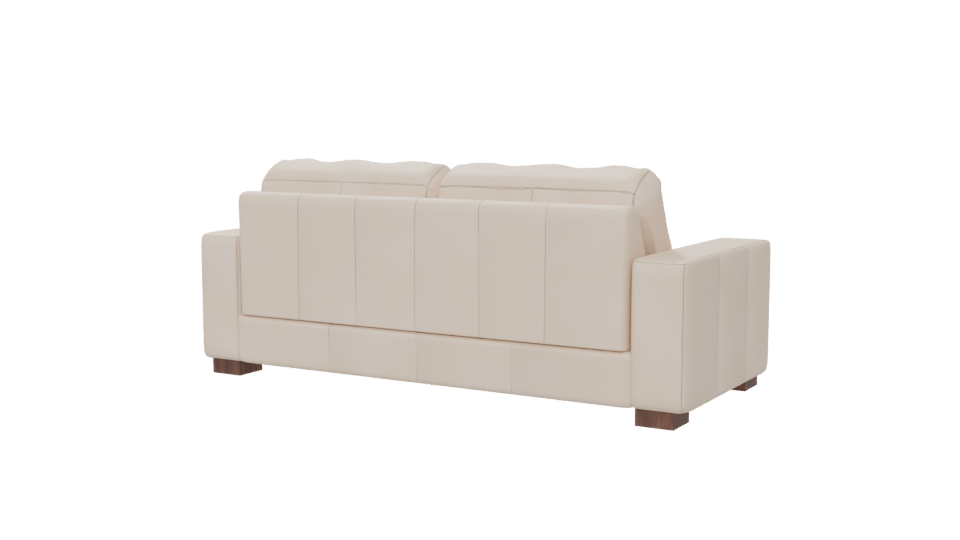 Modern Three-Seat Sofa 3D - Professional 3D Model Render 6