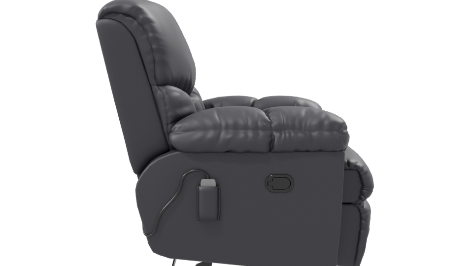 Comfortable Recliner Armchair 3D Model - Professional 3D Model Render 8
