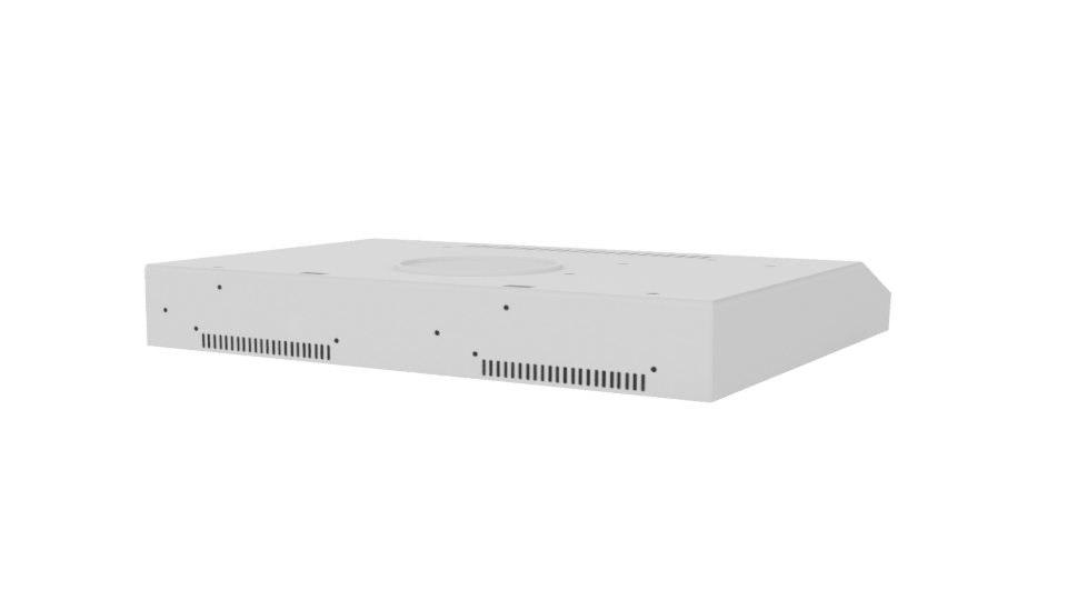 Sleek Modern White Device 3D Model - Professional 3D Model Render 6