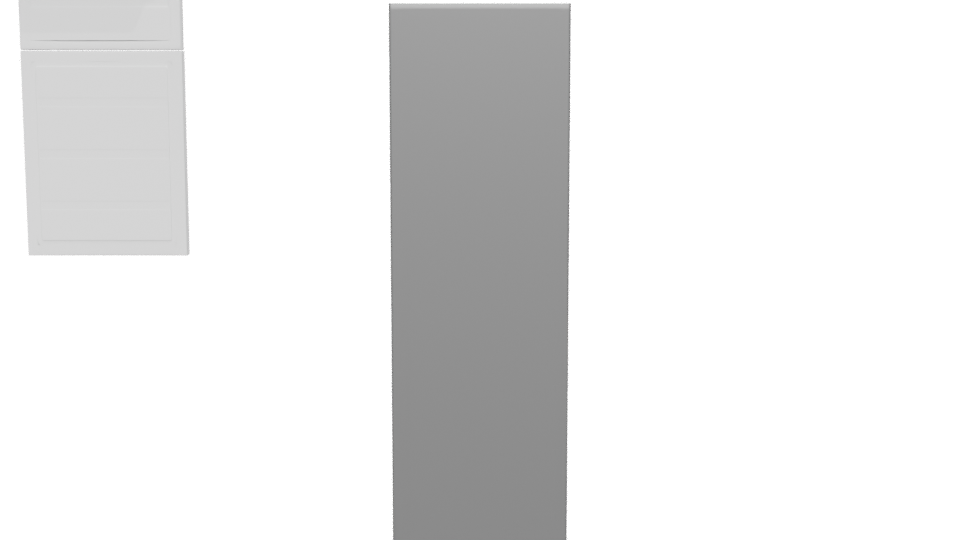 Minimalist Refrigerator 3D Model - Professional 3D Model Render 5