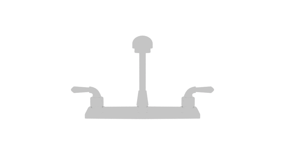 Stylish Kitchen Sink Faucet Model - Professional 3D Model Render 11