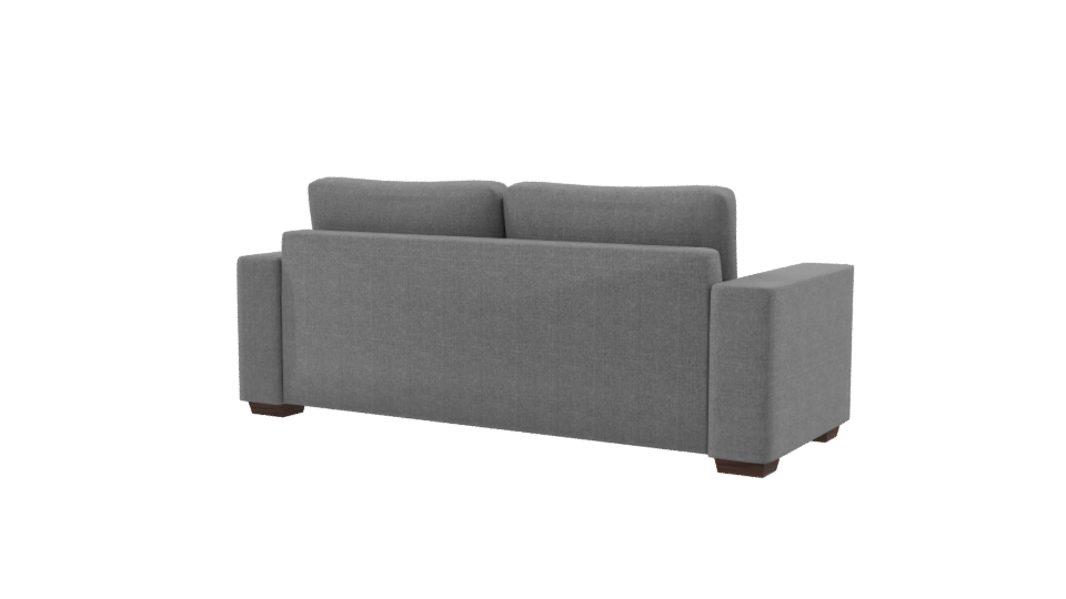 Stylish Grey Sofa 3D Model - Professional 3D Model Render 9