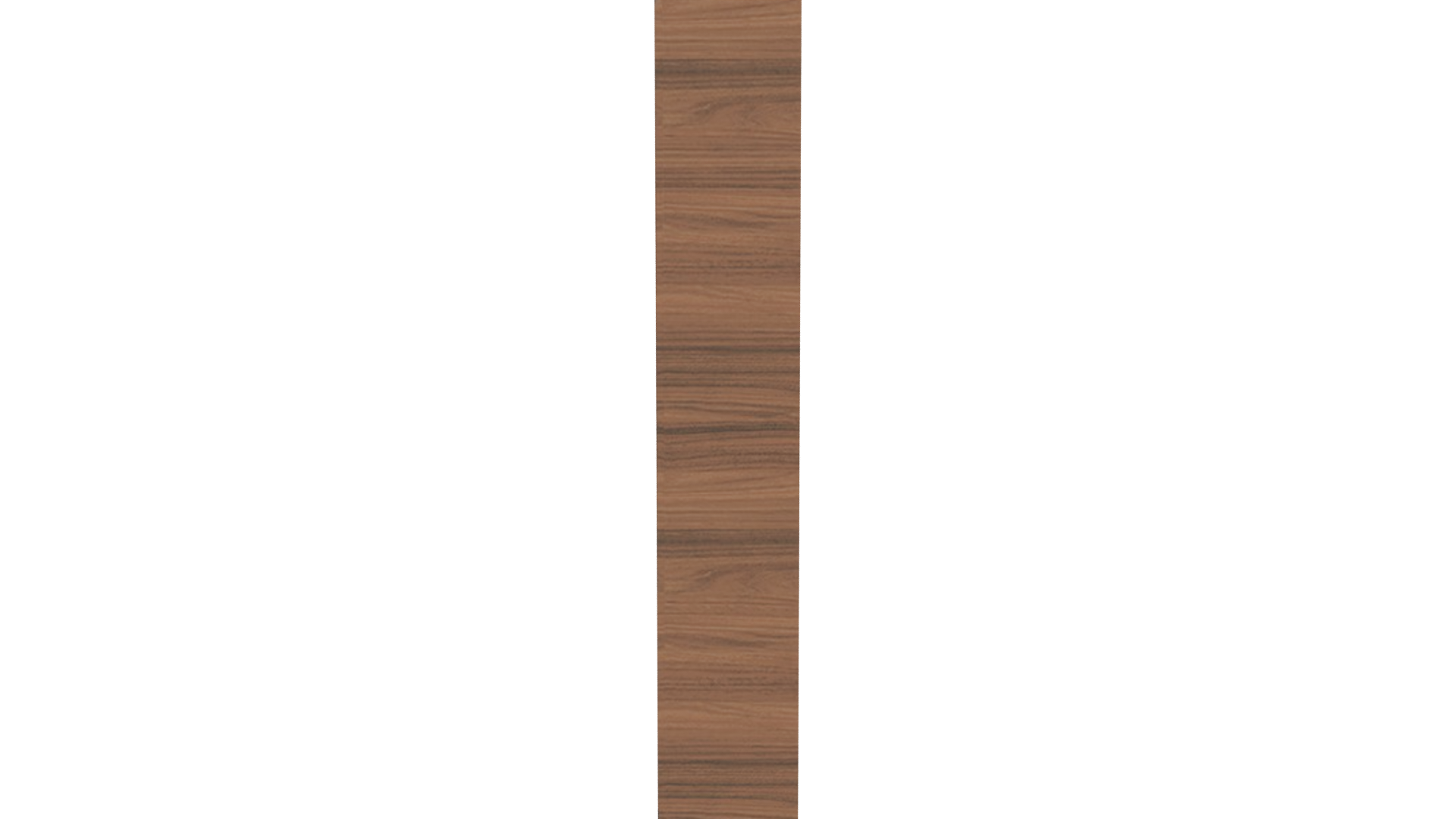 Stylish Wooden Bookshelf Model - Professional 3D Model Render 2