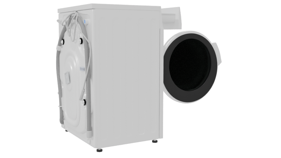High-Efficiency Washing Machine Model - Professional 3D Model Render 7