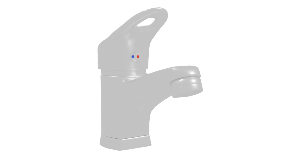 Modern Bathroom Faucet 3D - Professional 3D Model Render 10