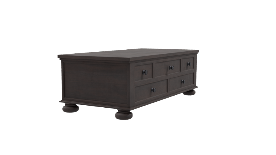 Porter Coffee Table 3D Model - Professional 3D Model Render 9