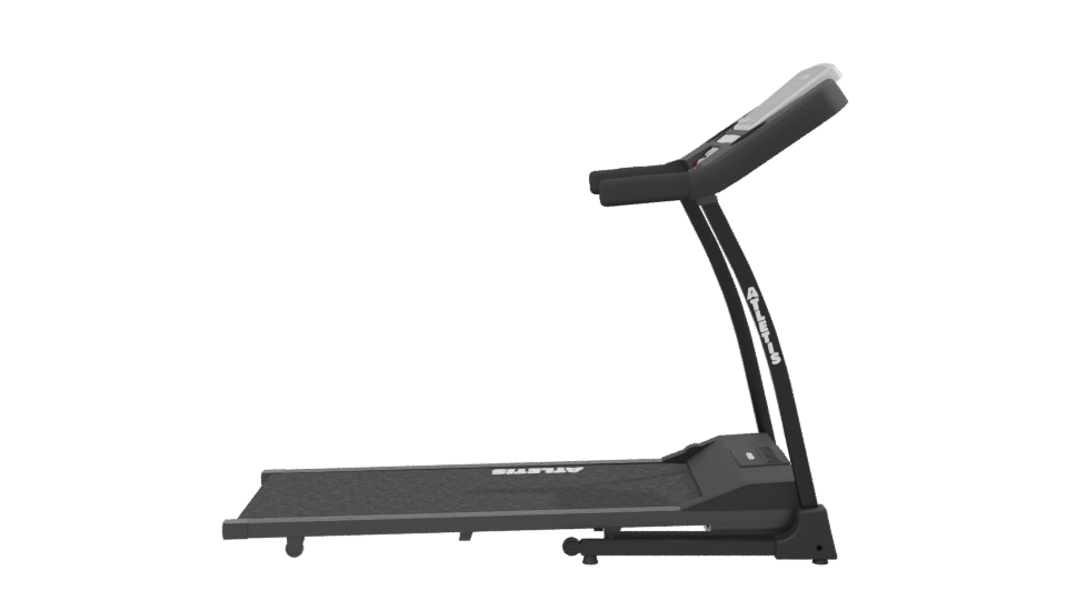 Compact Folding Treadmill Model - Professional 3D Model Render 2