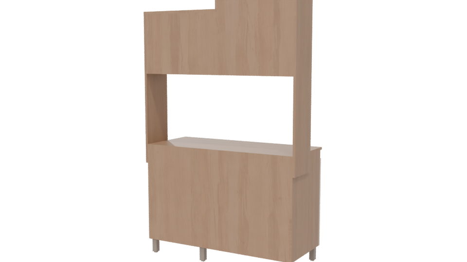 Stylish Kitchen Cabinet 3D Model - Professional 3D Model Render 6