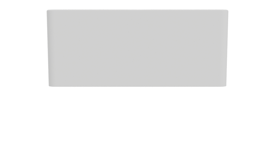 Modern Rectangular Bathtub 3D - Professional 3D Model Render 11