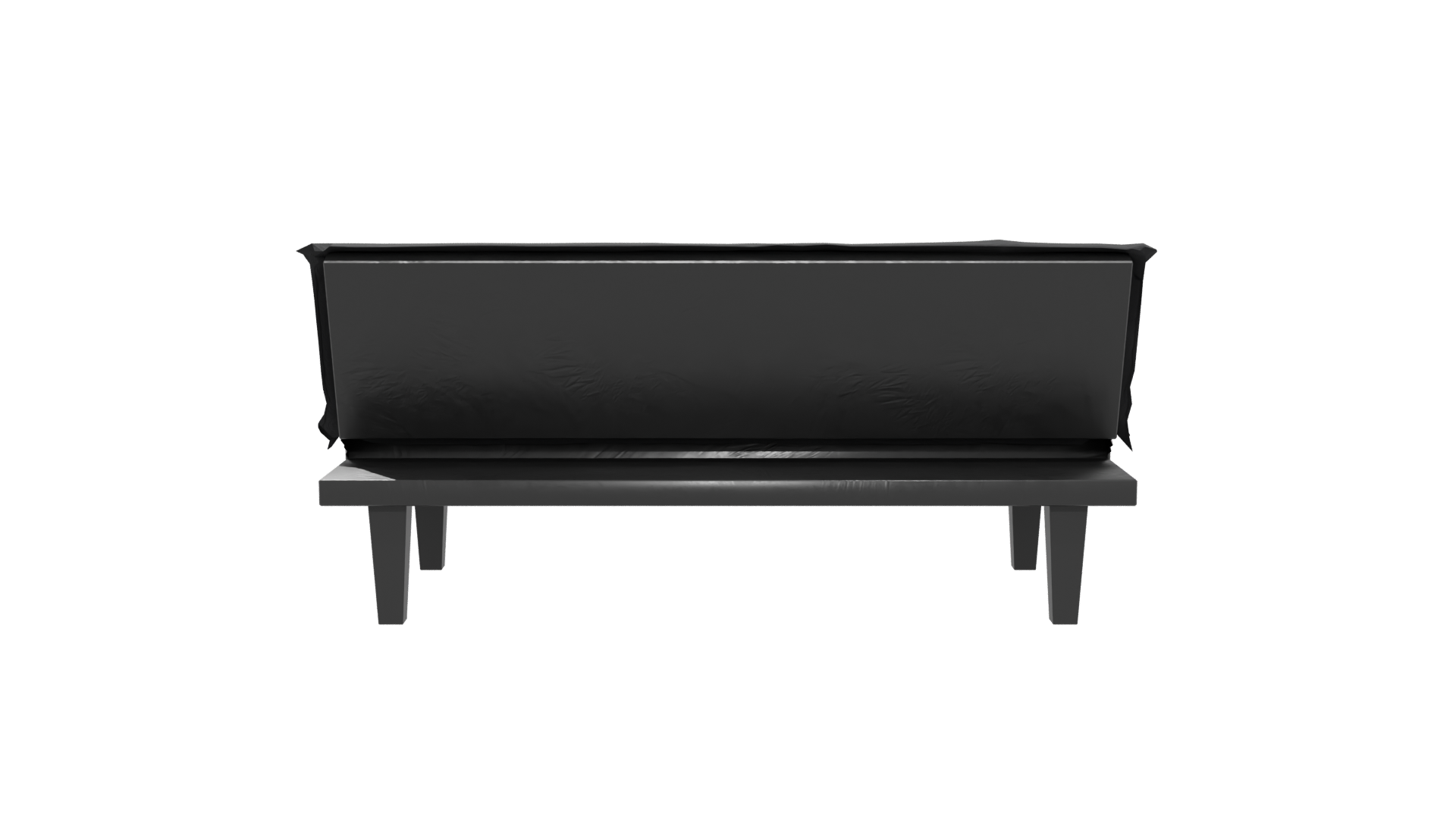 Stylish Black Sofa 3D Model - Professional 3D Model Render 5