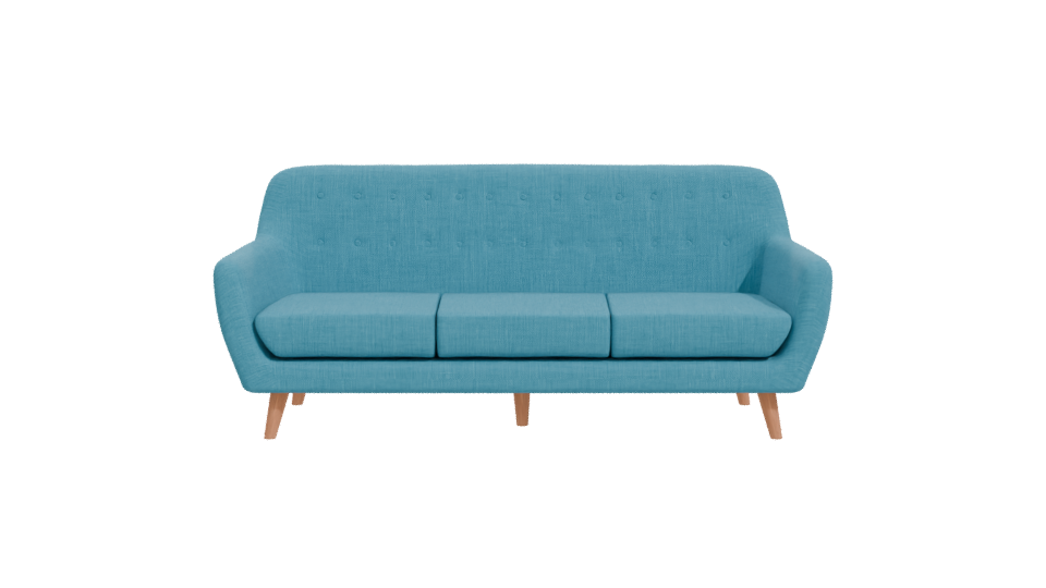 Stylish Modern Sofa 3D Model - Professional 3D Model Render 11