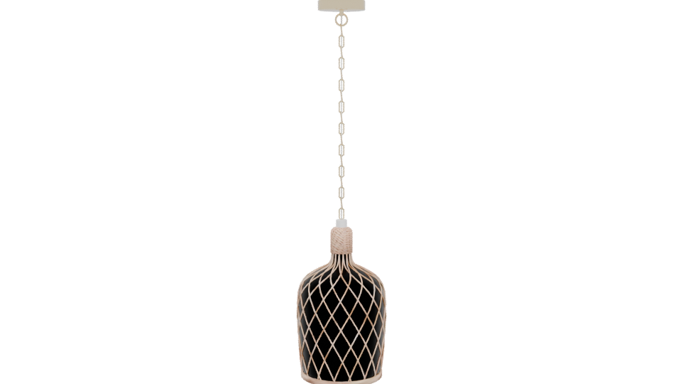 Stylish Pendant Light Fixture 3D - Professional 3D Model Render 5