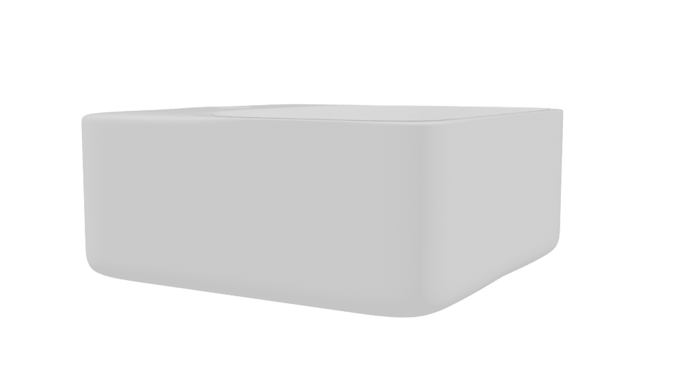 Sleek Modern Freestanding Bathtub - Professional 3D Model Render 9