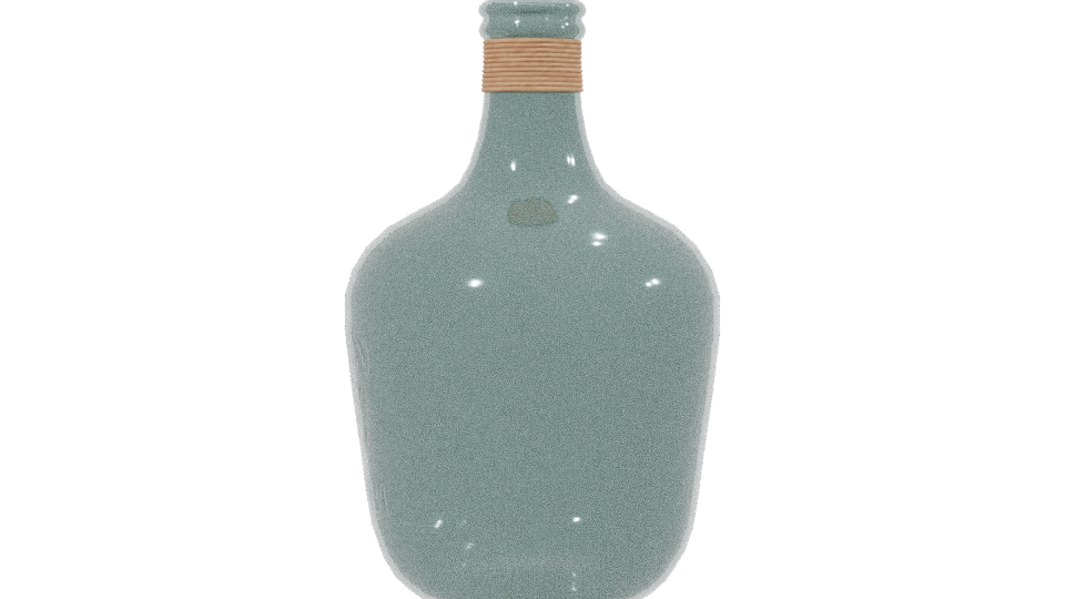 Botella Cabernet with Raffia 3D Model - Professional 3D Model Render 2