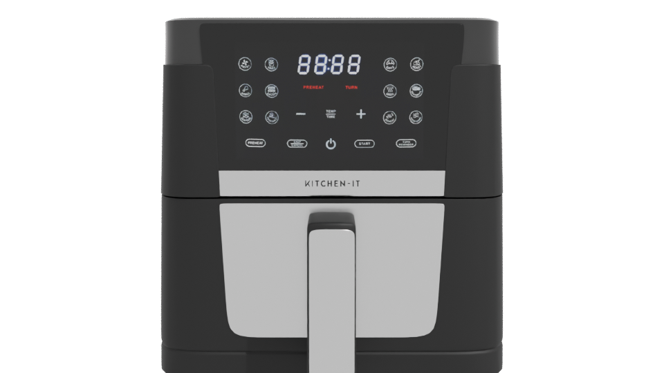 Sleek Air Fryer 3D Model - Professional 3D Model Render 11