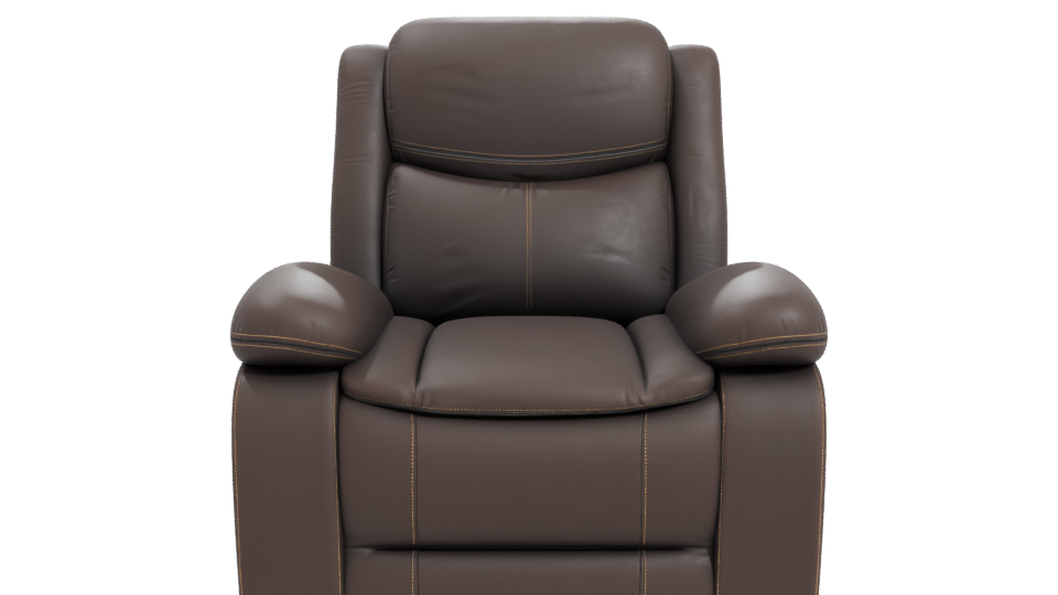 Reclining Armchair with Ottoman 3D - Professional 3D Model Render 11
