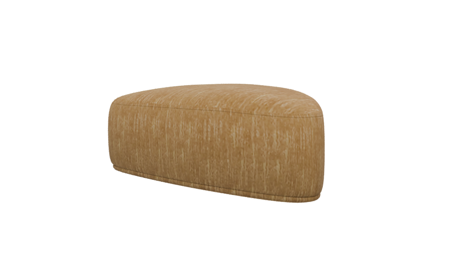 Stylish Fabric Ottoman Model - Professional 3D Model Render 13