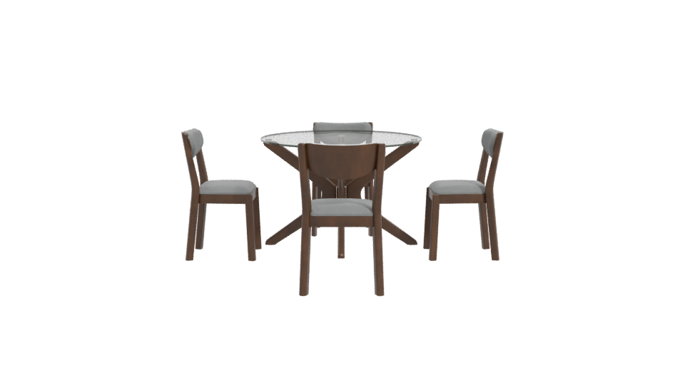 Rectangular Dining Table 3D Model - Professional 3D Model Render 11