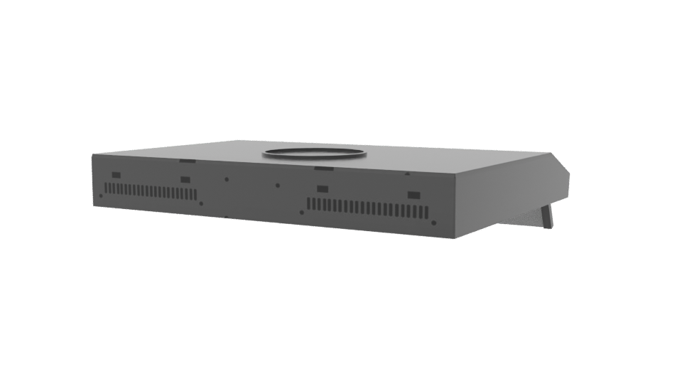 Sleek Multimedia Receiver Model - Professional 3D Model Render 6