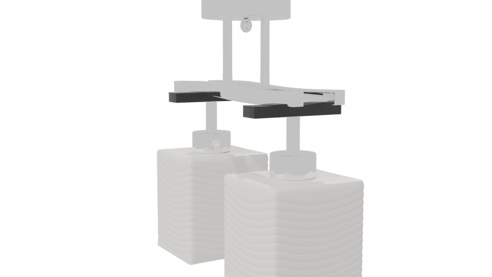Stylish Weight Balance Scale Model - Professional 3D Model Render 7