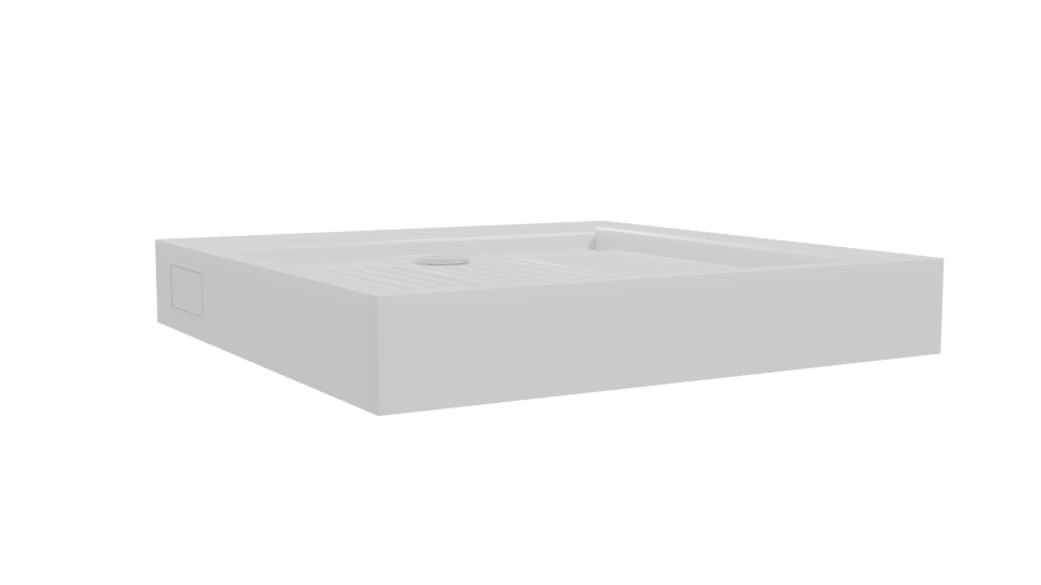 Square Shower Base 3D Model - Professional 3D Model Render 10