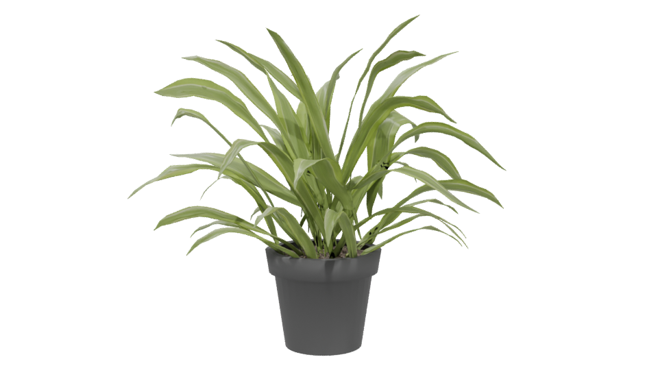 Artificial Plant in Pot 3D Model - Professional 3D Model Render 5