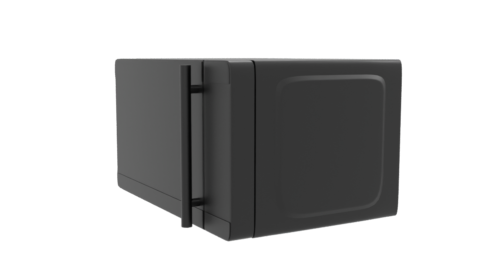Sleek Kitchen Microwave Model - Professional 3D Model Render 13