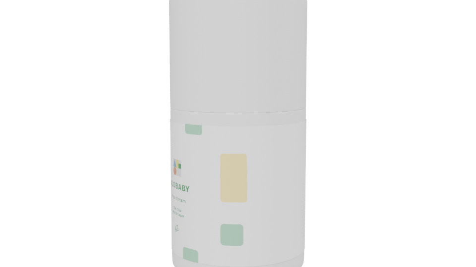 Stylish Face Cream Container 3D - Professional 3D Model Render 13