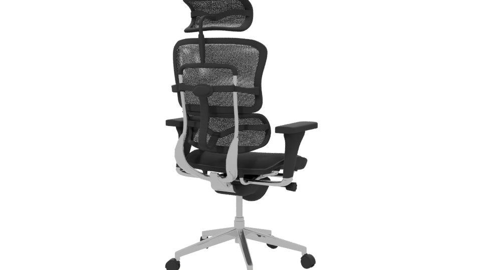 Ergonomic Modern Office Chair 3D Model - Professional 3D Model Render 6