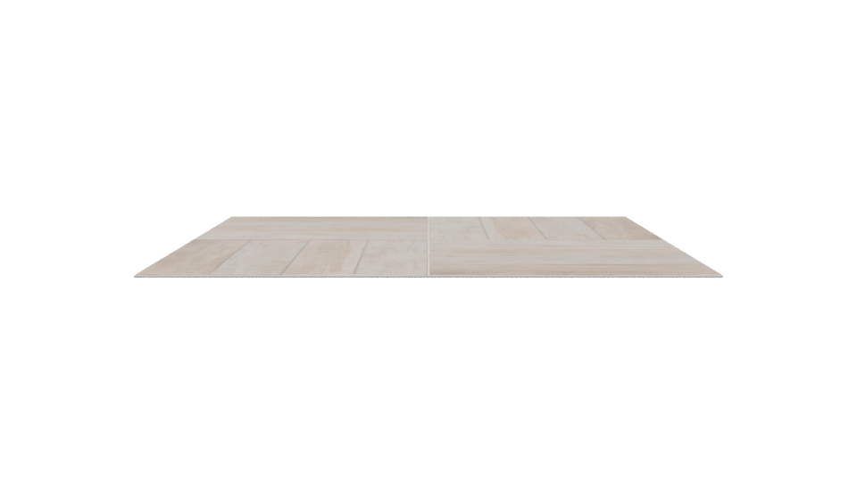 Minimalist Light Wood Floor Tiles - Professional 3D Model Render 5