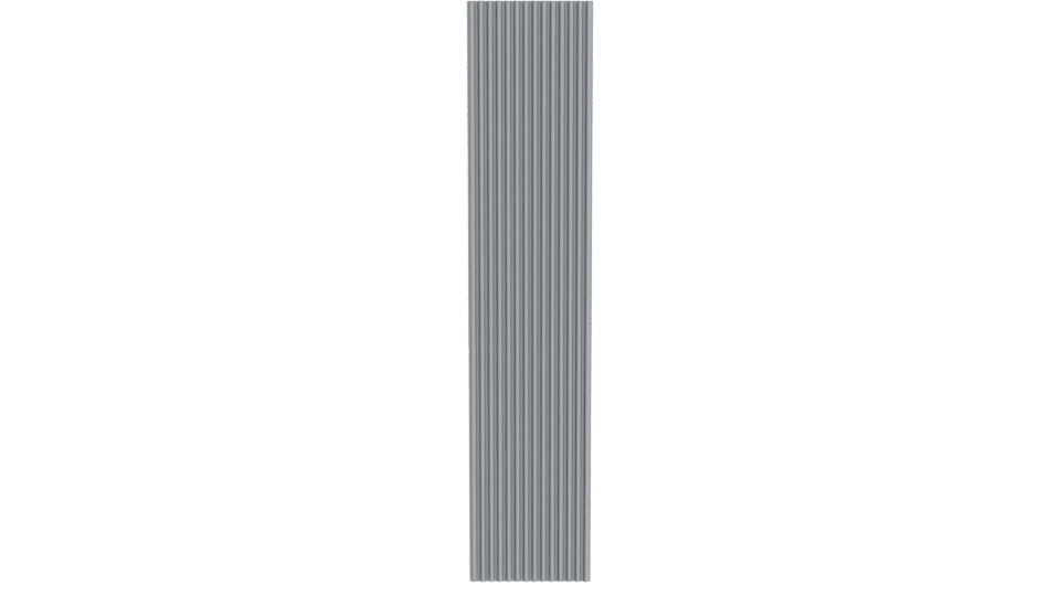 Stylized Vertical Slatted Panel Model - Professional 3D Model Render 11