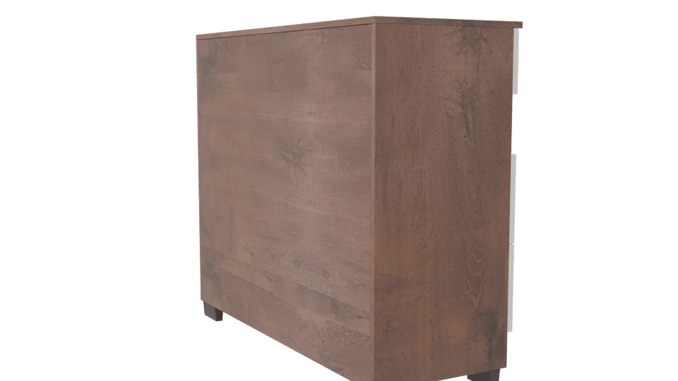 Sleek Modern Storage Cabinet 3D - Professional 3D Model Render 7