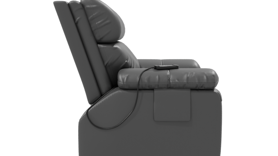 Stylish Modern Recliner Chair 3D - Professional 3D Model Render 8