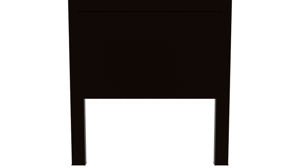 Elegant Modern Bed Headboard 3D - Professional 3D Model Render 5