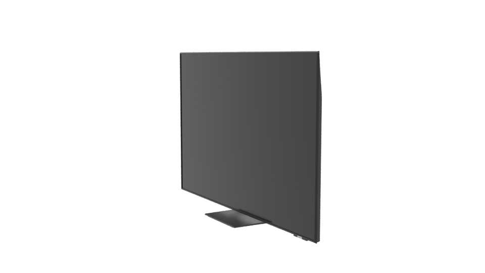 Sleek Modern Flat TV Model - Professional 3D Model Render 13