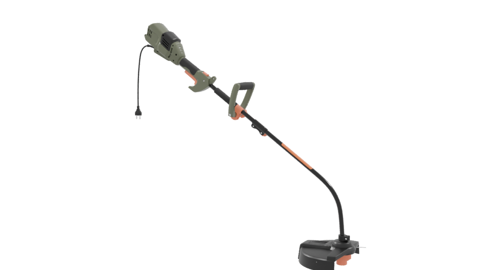 Electric Grass Trimmer Model 3D - Professional 3D Model Render 9