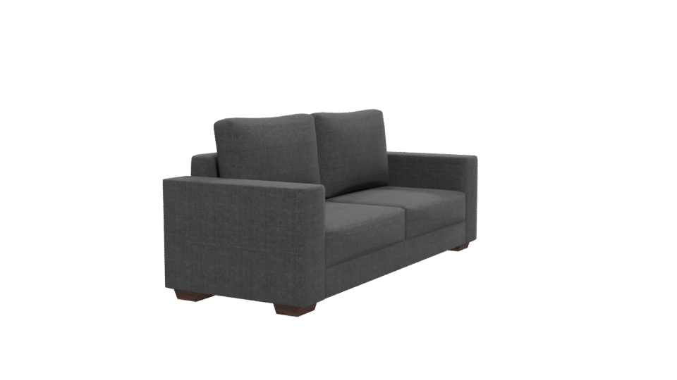 Contemporary Grey Sofa Model - Professional 3D Model Render 12