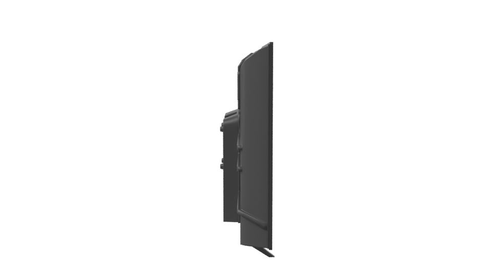 Sleek Flat Screen TV Model - Professional 3D Model Render 8