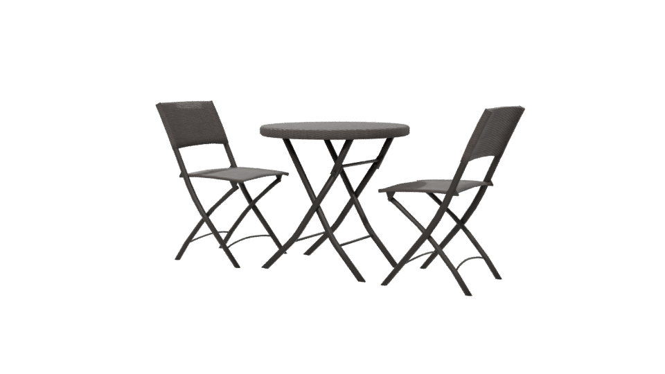 Stylish Outdoor Table Set 3D - Professional 3D Model Render 6