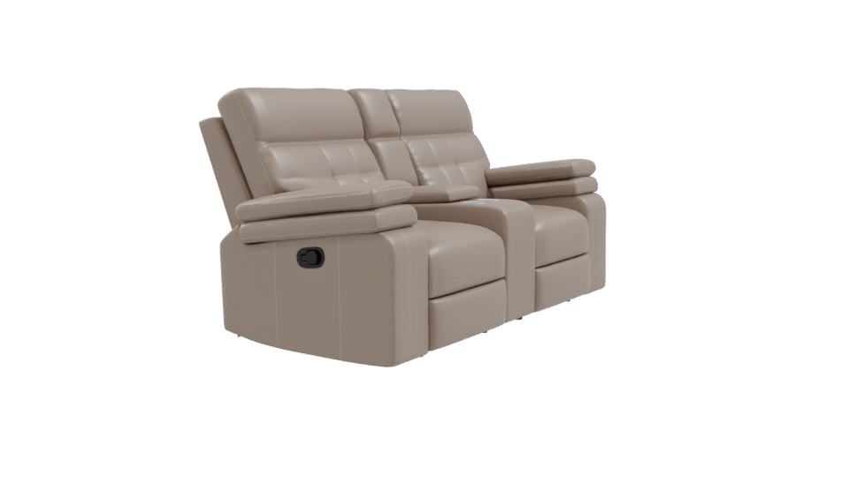 Stylish Reclining Sofa 3D Model - Professional 3D Model Render 9