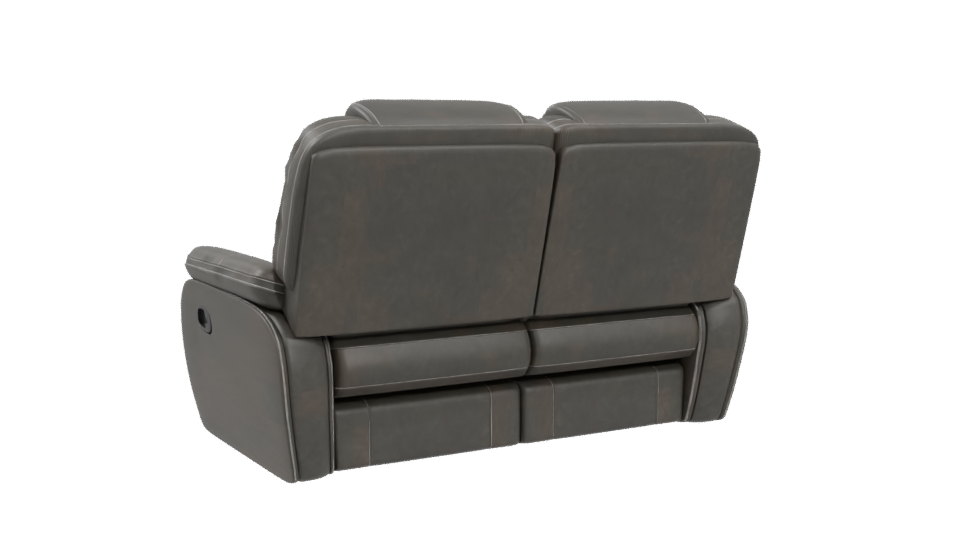 Contemporary Reclining Sofa Model - Professional 3D Model Render 4
