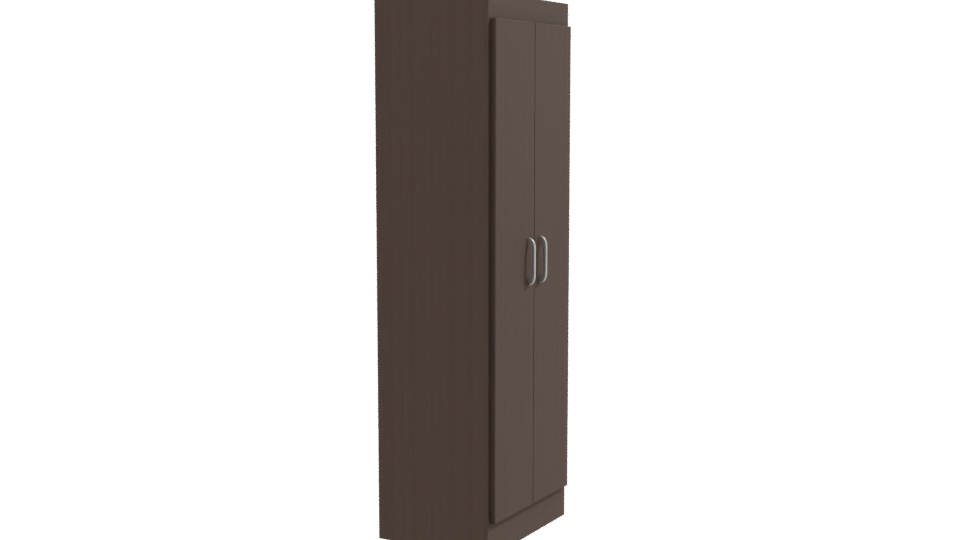 Stylish Wooden Storage Cabinet 3D - Professional 3D Model Render 9