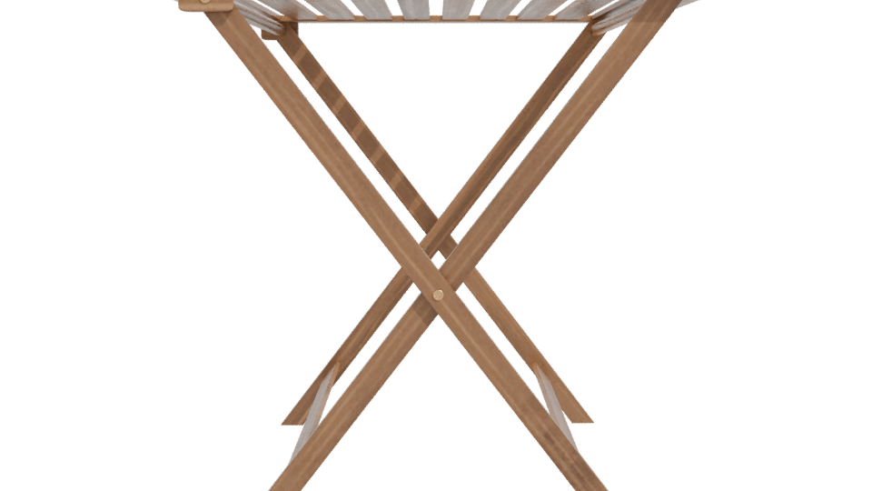 Compact Wooden Folding Table 3D - Professional 3D Model Render 11