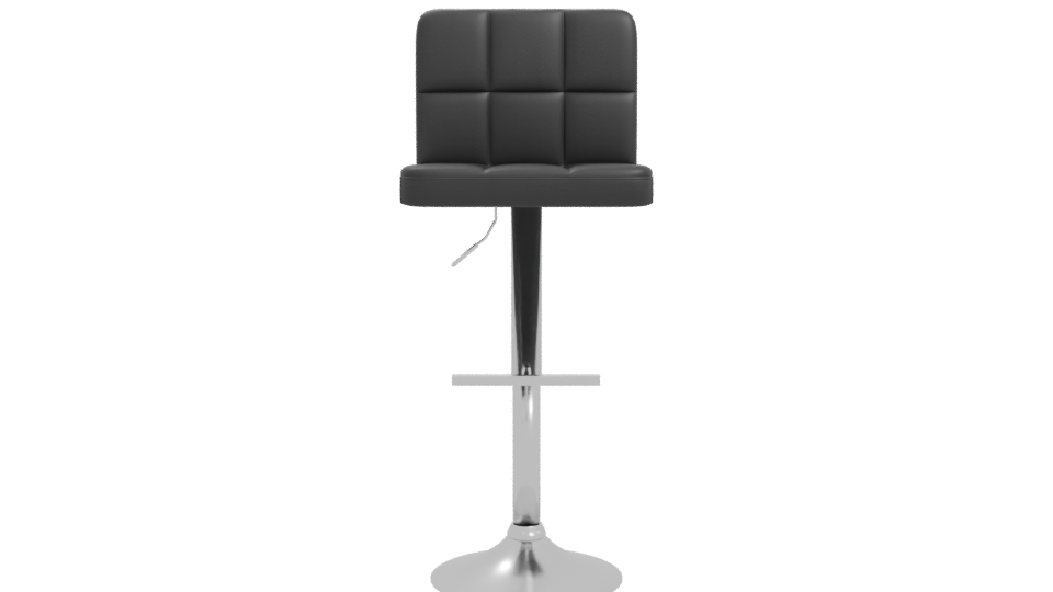 Stylish Adjustable Bar Stool 3D - Professional 3D Model Render 11