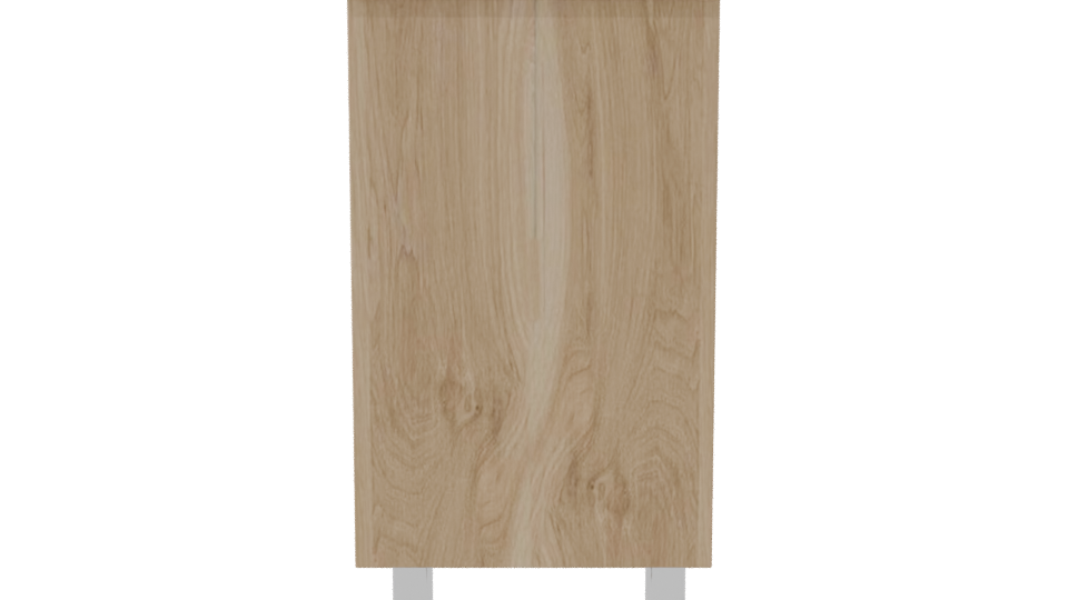 Contemporary Wooden Storage Cabinet 3D Model - Professional 3D Model Render 8