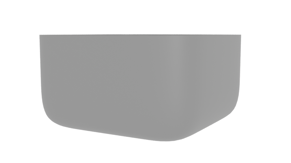 Sleek Modern Metal Bowl 3D - Professional 3D Model Render 12